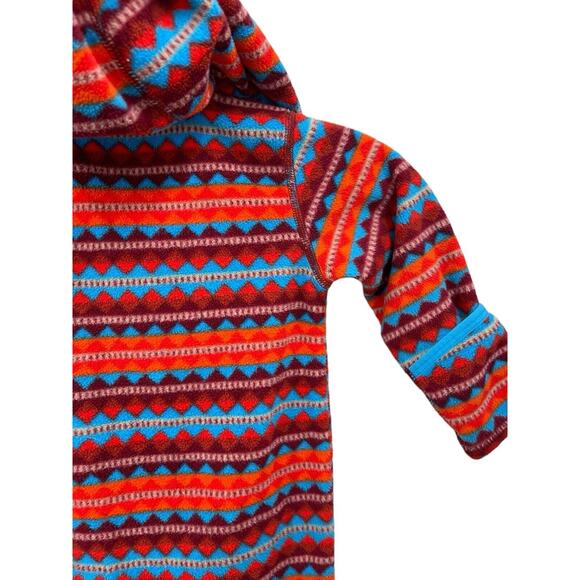Patagonia Kids Red and Blue Patterned Jacket - Picture 12 of 16